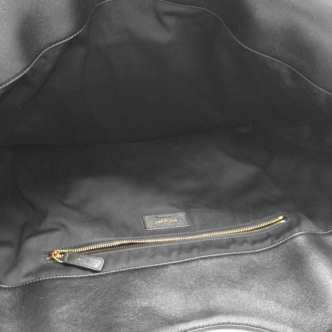 ICARE Extra Large Quilted Lambskin Black