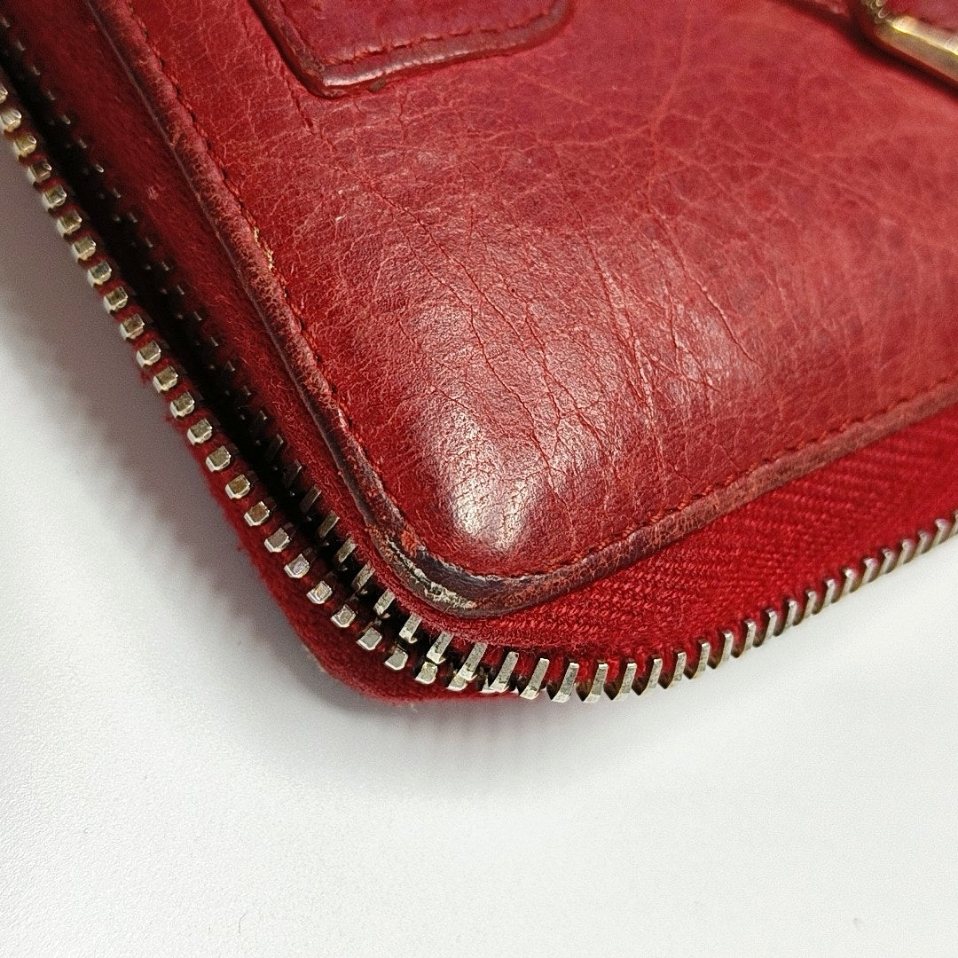 Authenticated pre-owned  Classic City Lambskin Red Wallet - Wallet at Looply