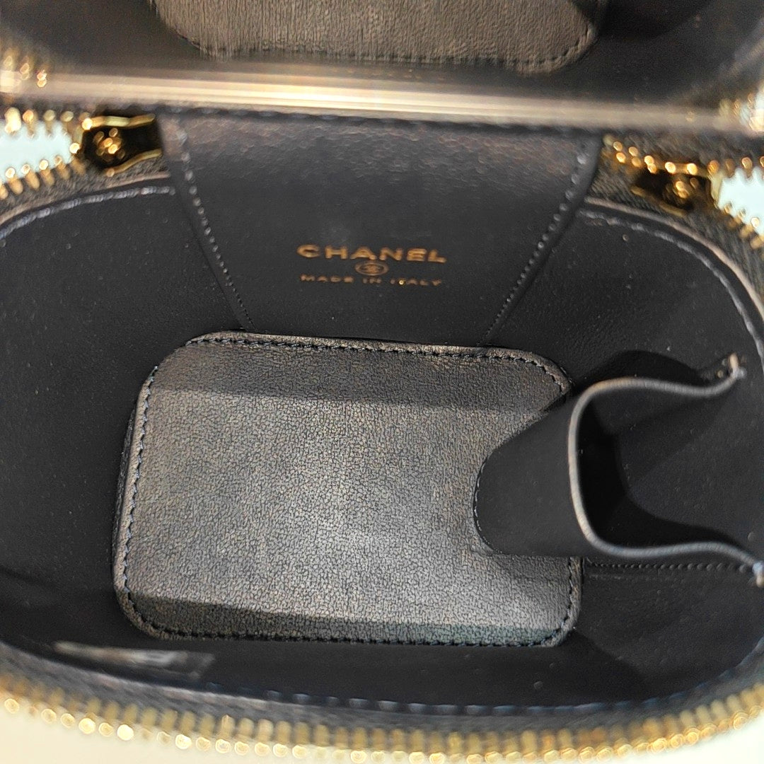 Authenticated pre-owned  Vanity Case Small Wool Blue - Shoulder Bag at Looply