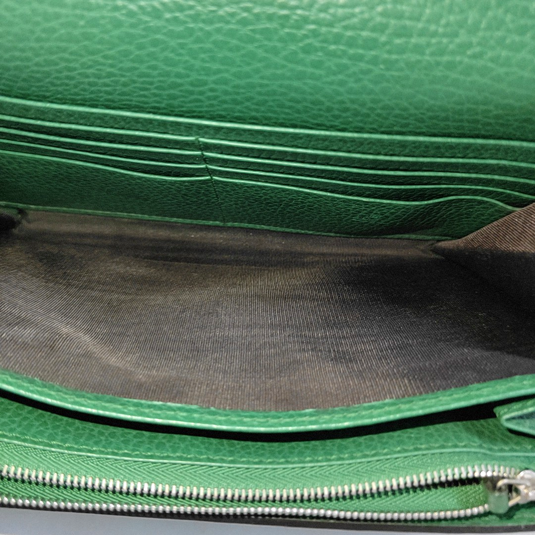 Authenticated pre-owned  Dionysus Super Mini Calfskin Green - Shoulder Bag at Looply