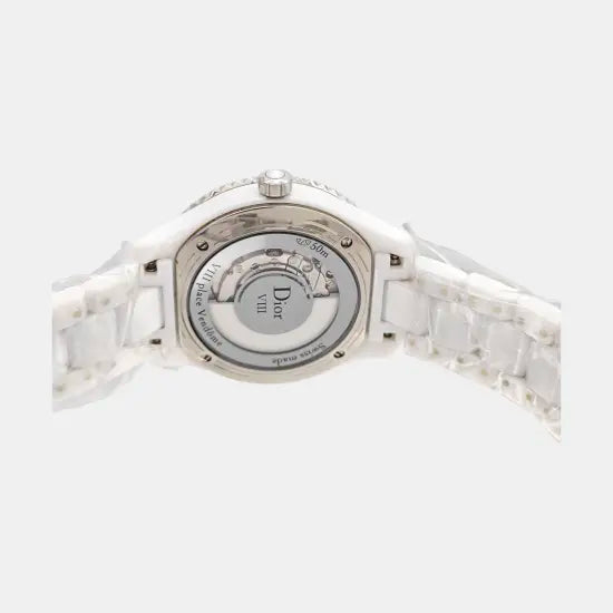 Dior Vill 34mm White Automatic Watch