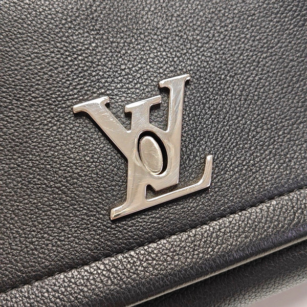 Authenticated pre-owned  Lockme BB Calfskin Black - Shoulder Bag at Looply