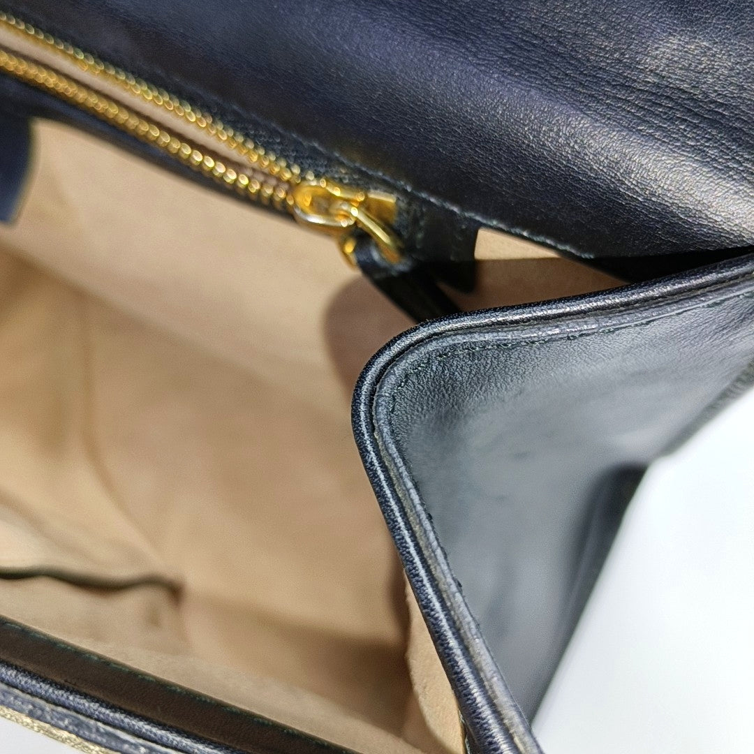 Authenticated pre-owned  Padlock Small Monogram Coated Canvas Beige - Shoulder Bag at Looply