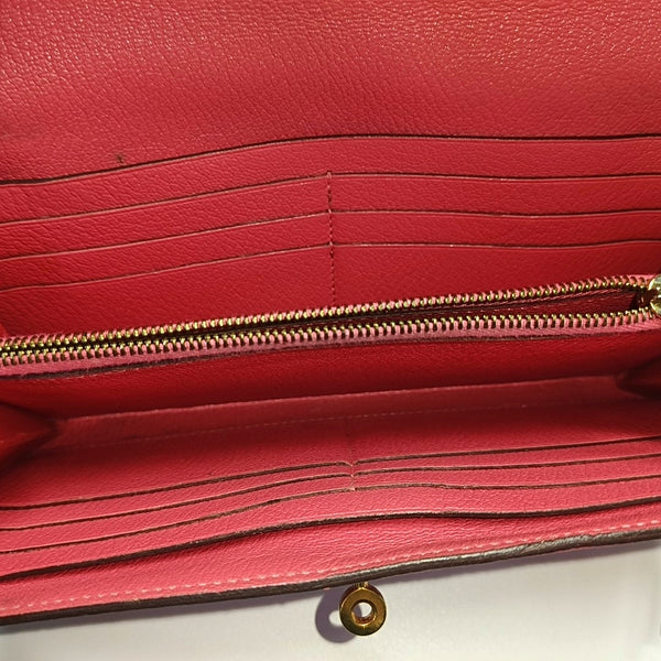 Authenticated pre-owned  Kelly Chèvre Mysore Pink Wallet - Wallet at Looply