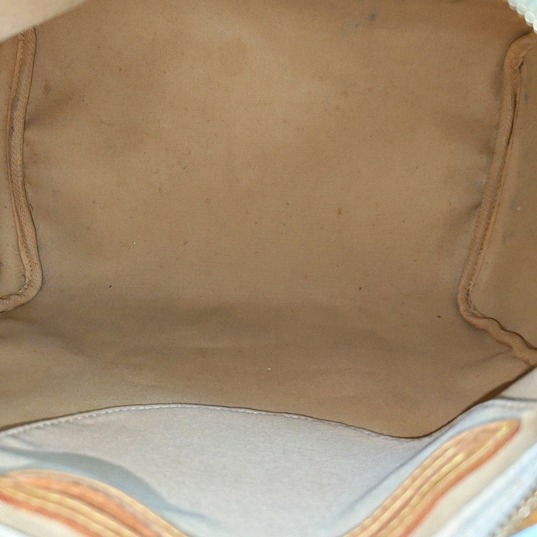Authenticated pre-owned  Speedy 30 Damier Azur Coated Canvas White - Top Handle Bag at Looply