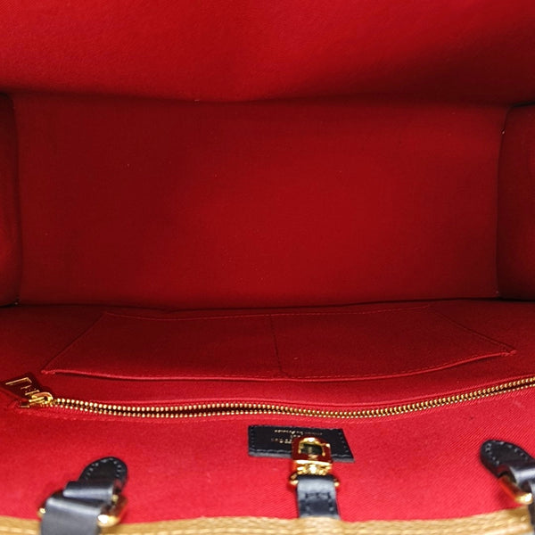 Authenticated pre-owned  Onthego GM Monogram Coated Canvas Brown - Top Handle Bag at Looply