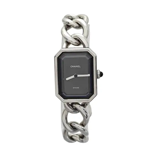 PREMIERE 20mm Black Stainless Steel Quartz Watch