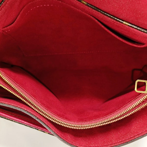 Authenticated pre-owned  Pallas Monogram Coated Canvas Brown - Shoulder Bag at Looply