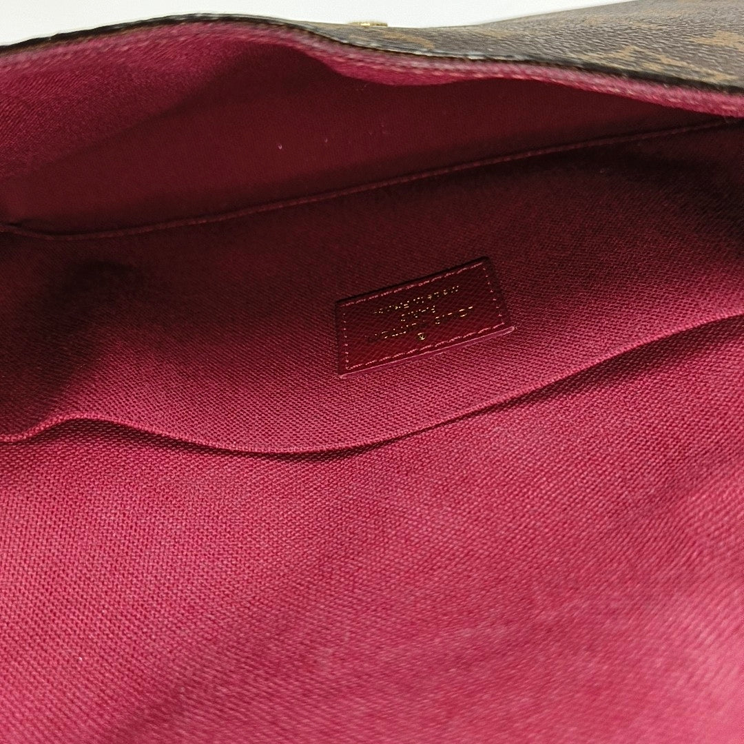 Authenticated pre-owned  Félicie Monogram Coated Canvas Brown - Shoulder Bag at Looply