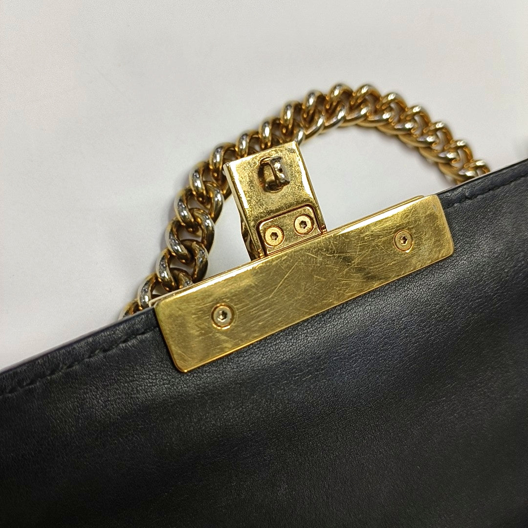 Authenticated pre-owned  Padlock Small Monogram Coated Canvas Beige - Shoulder Bag at Looply