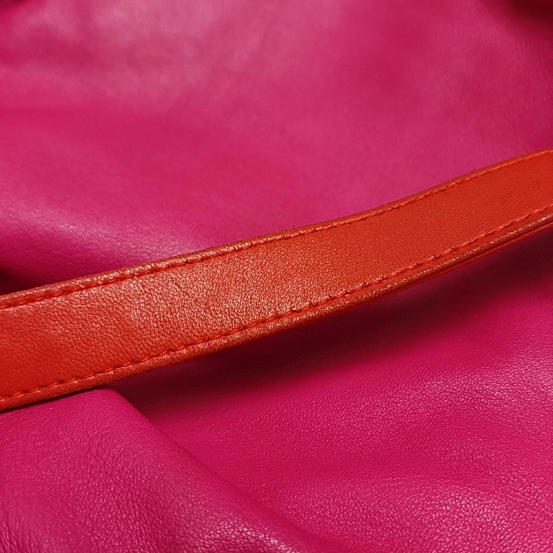 Authenticated pre-owned  Flamenco Lambskin Pink - Shoulder Bag at Looply