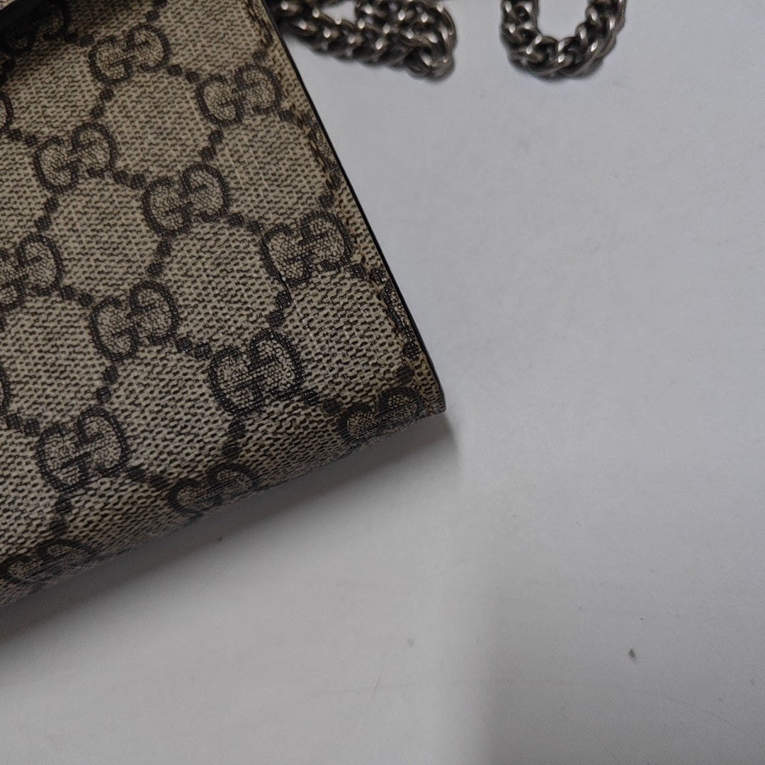 Authenticated pre-owned  Dionysus Monogram Coated Canvas Beige - Shoulder Bag at Looply