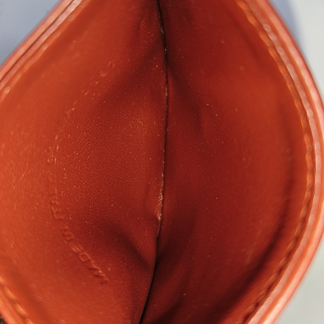 Authenticated pre-owned  Diorama Leather Red Card Holder - Card Holder at Looply