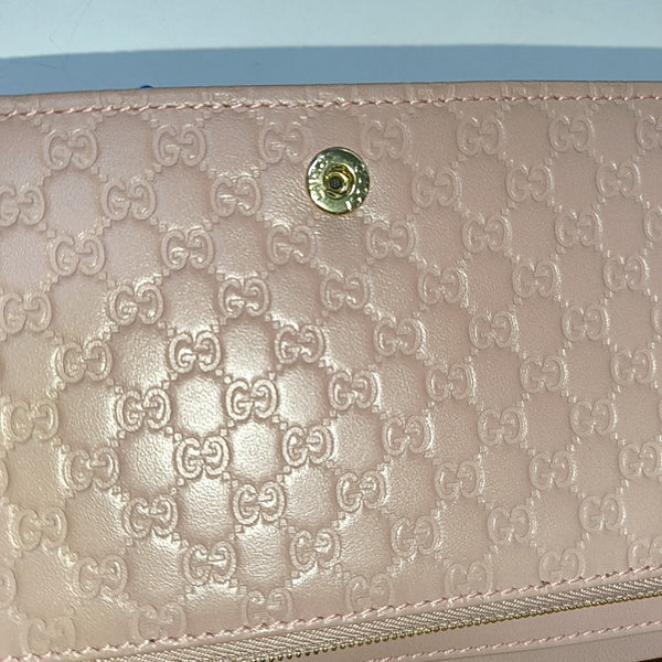 Authenticated pre-owned  Microguccissima Monogram Calfskin Pink - Shoulder Bag at Looply