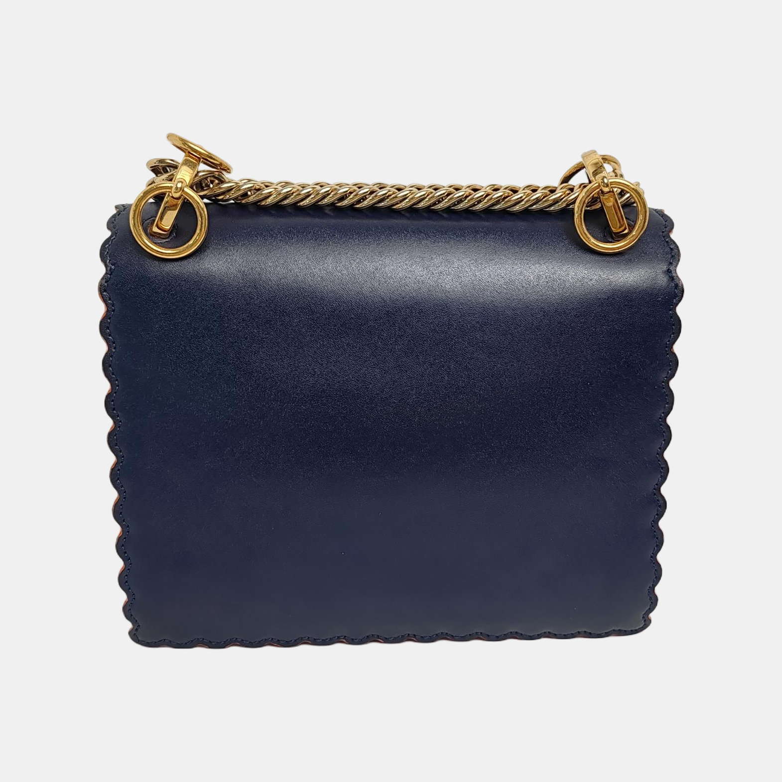 Authenticated pre-owned  Kan I Small Calfskin Blue - Crossbody Bag at Looply
