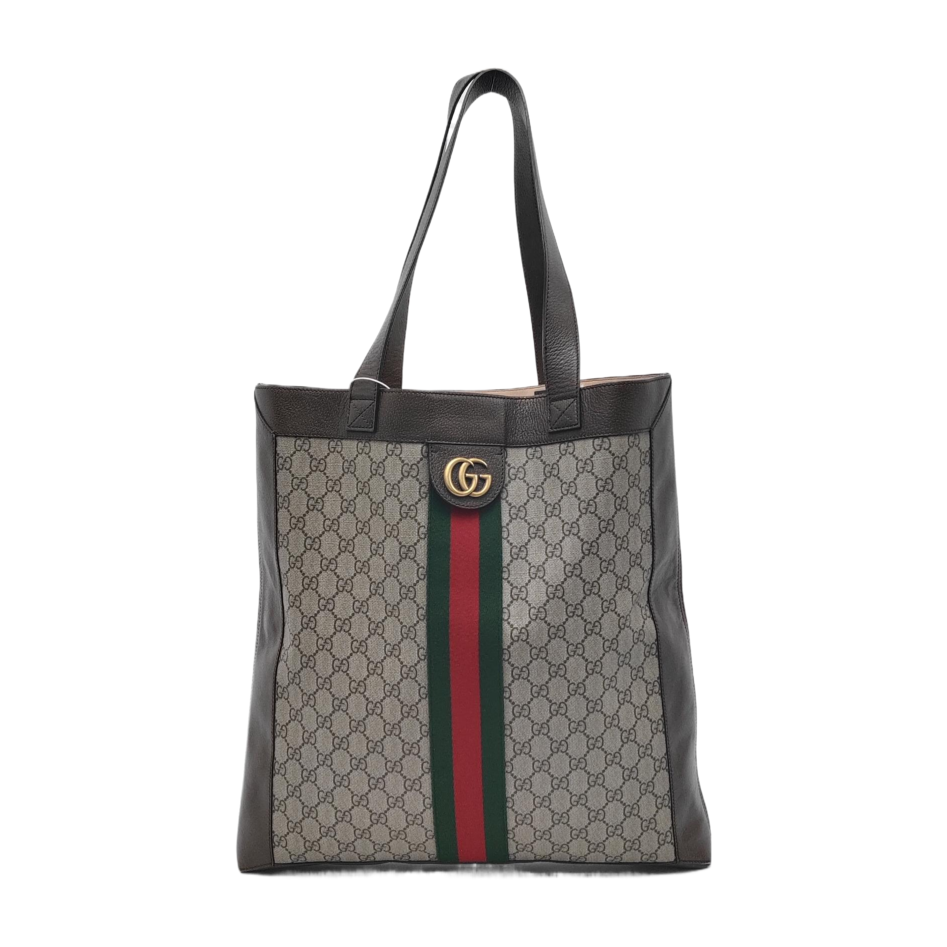 Authenticated pre-owned  Ophidia Large Monogram Coated Canvas Beige - Shoulder Bag at Looply