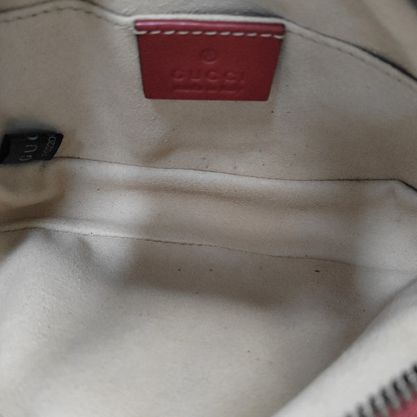 Authenticated pre-owned  GG Marmont Calfskin Red - Belt Bag at Looply