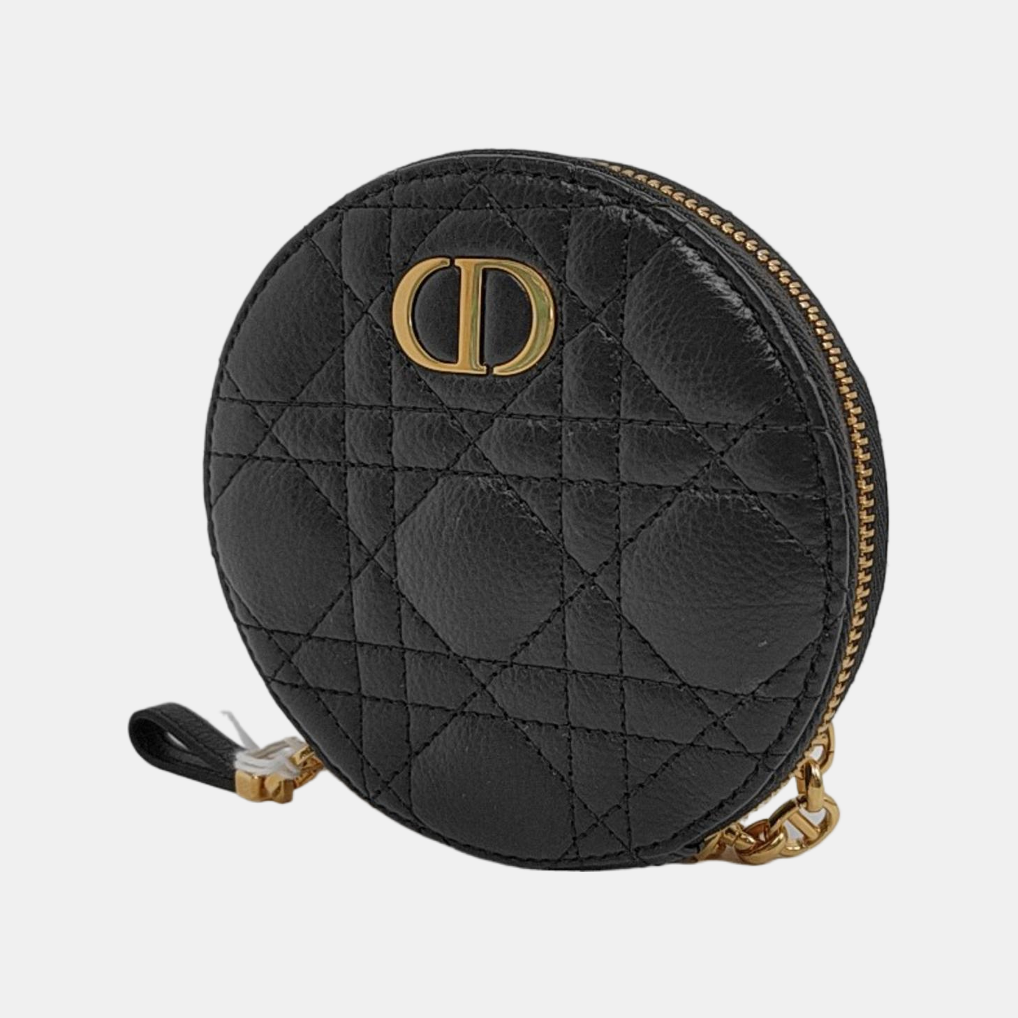 Authenticated pre-owned  Dior Caro Calfskin Black - Shoulder Bag at Looply