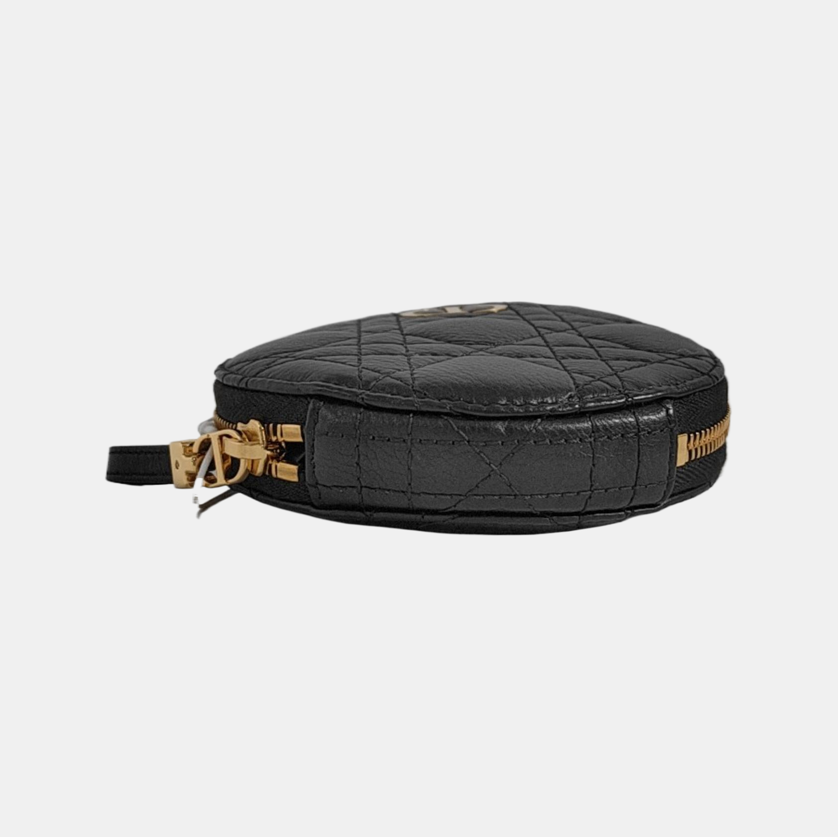 Authenticated pre-owned  Dior Caro Calfskin Black - Crossbody Bag at Looply