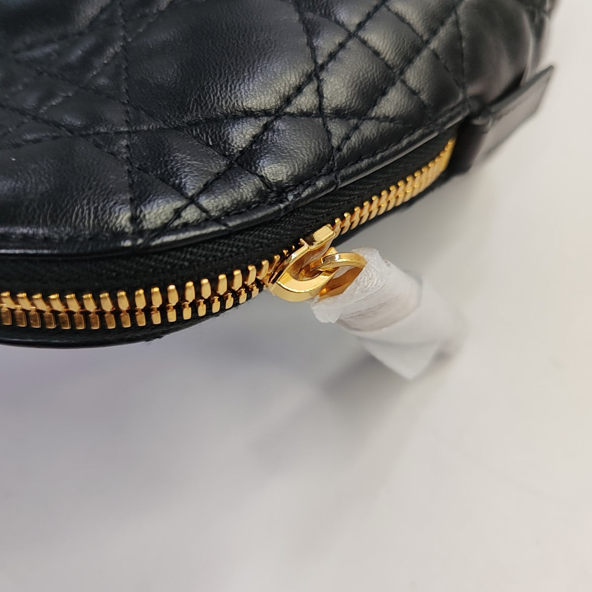 Authenticated pre-owned  Dior Caro Lambskin Black - Clutch at Looply