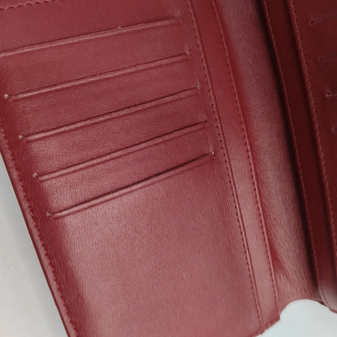 Calfskin Wallet Red