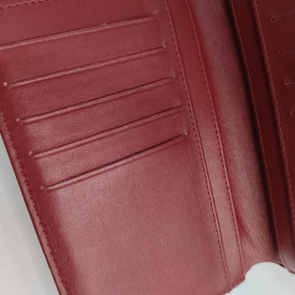 Calfskin Wallet Red
