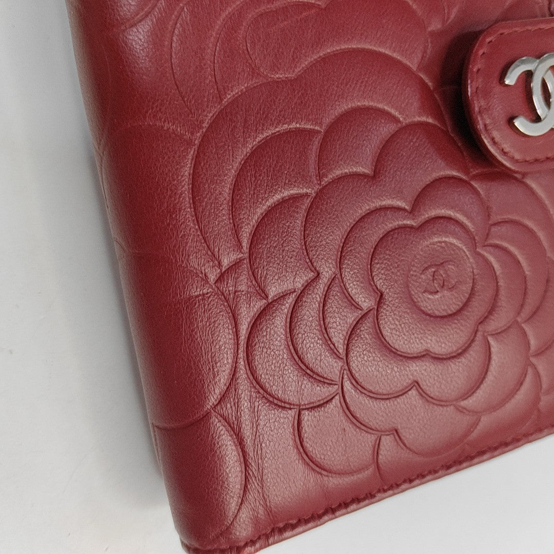 Calfskin Wallet Red