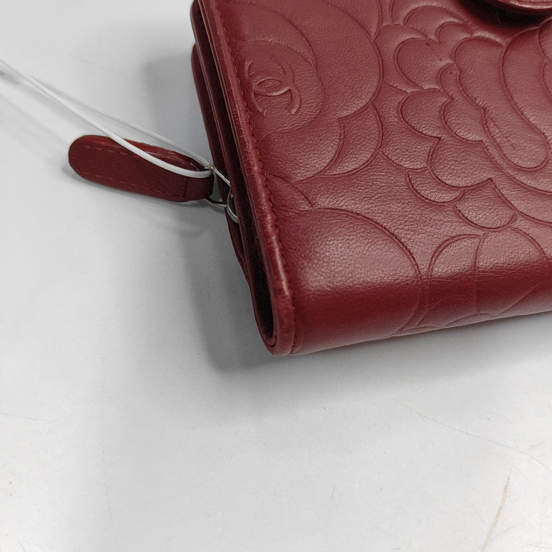Calfskin Wallet Red