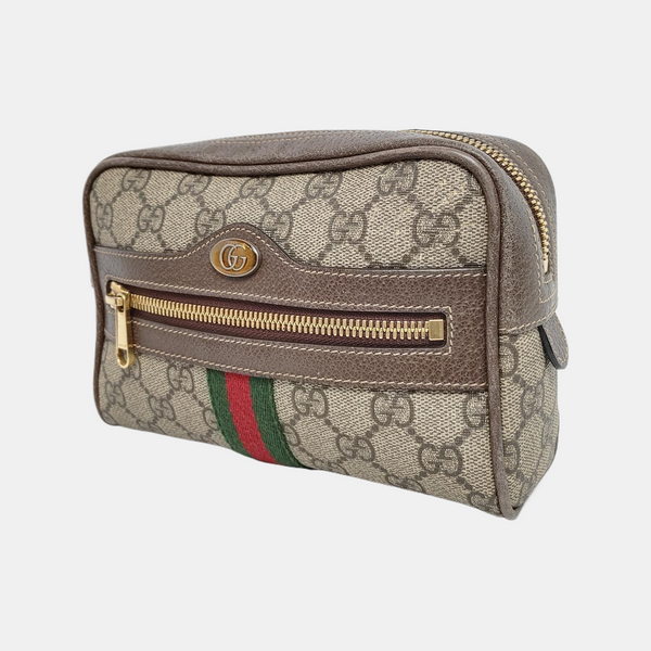 Authenticated pre-owned  Ophidia Small Monogram Coated Canvas Beige - Belt Bag at Looply