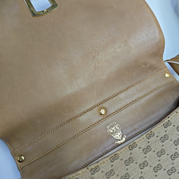 Monogram Leather Brown
