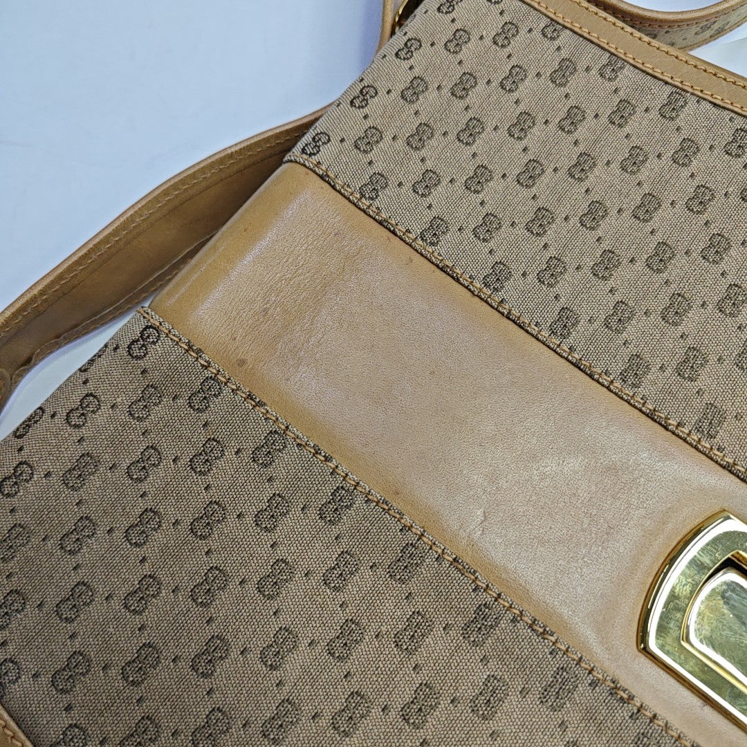 Monogram Leather Brown