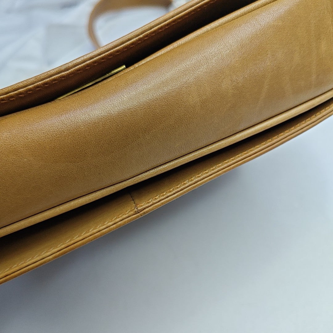 Monogram Leather Brown