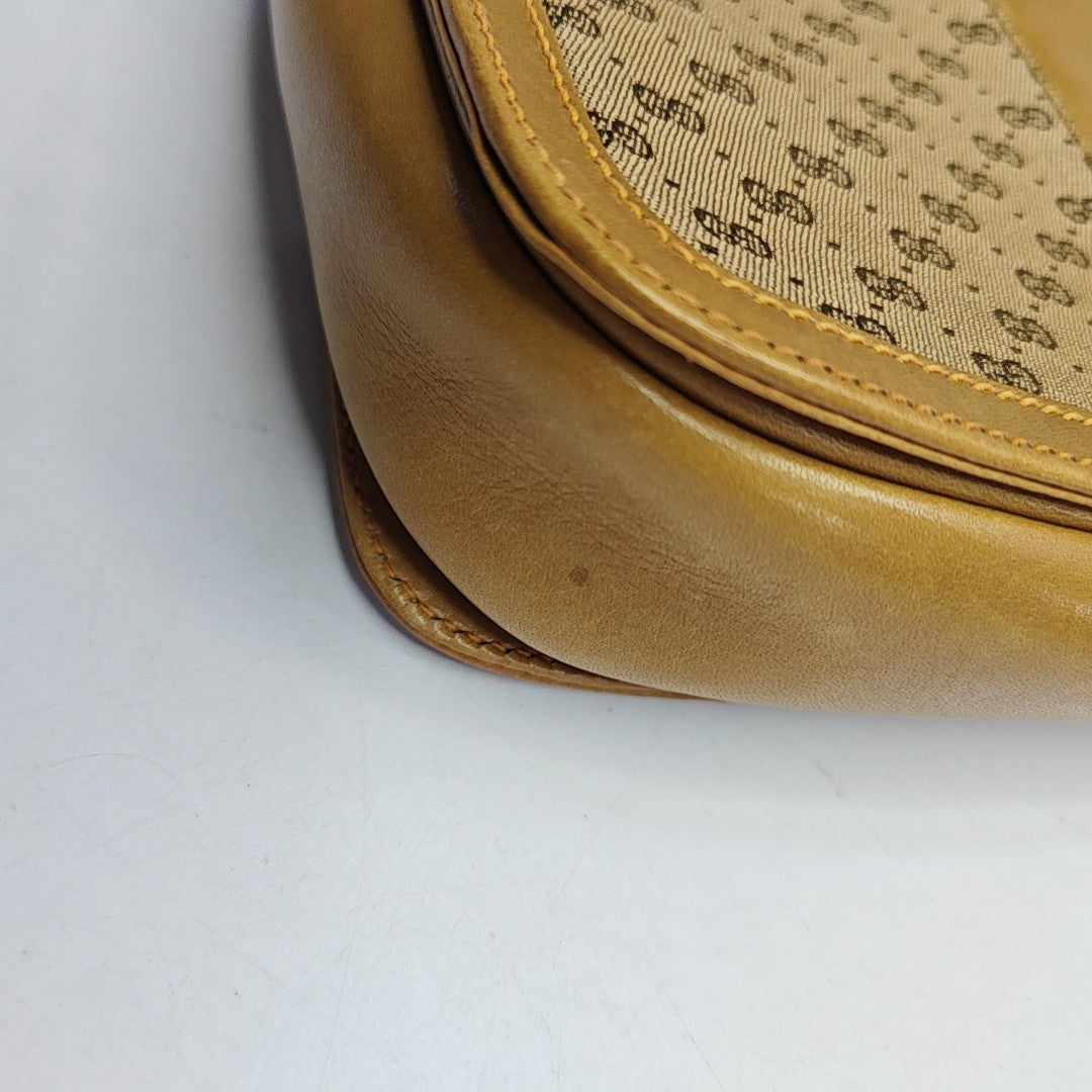 Monogram Leather Brown