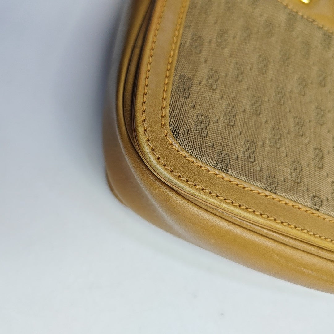 Monogram Leather Brown
