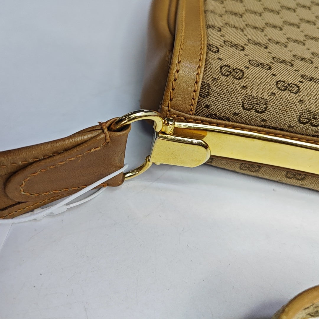 Monogram Leather Brown