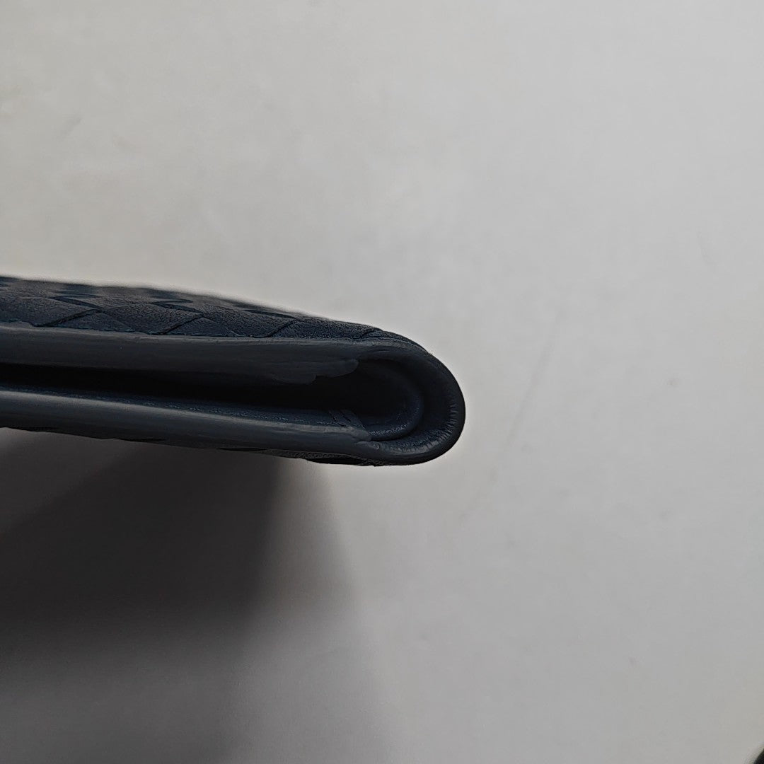 Lambskin Wallet Blue