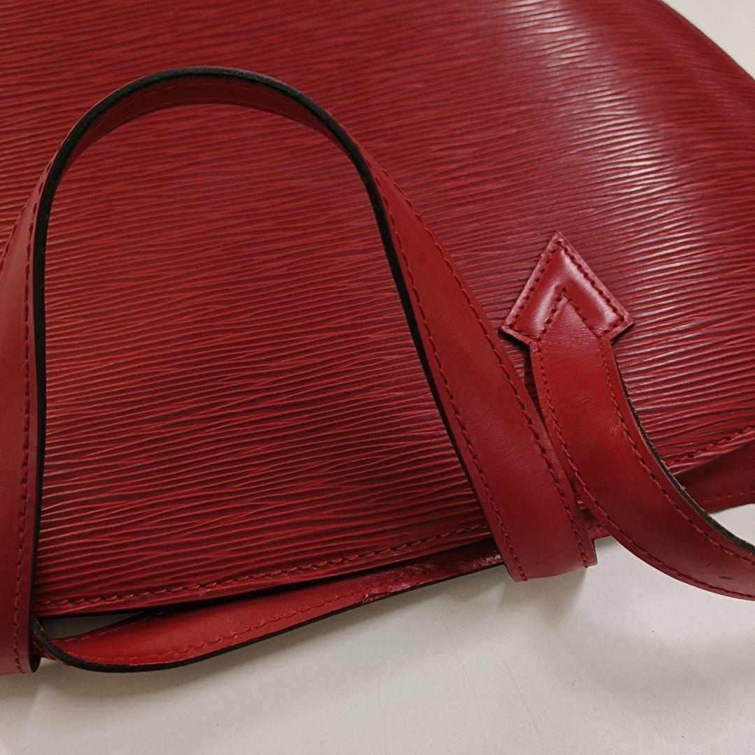 Authenticated pre-owned  Saint Jacques PM Epi Red - Top Handle Bag at Looply