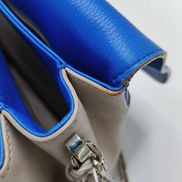 New Lock Calfskin Blue