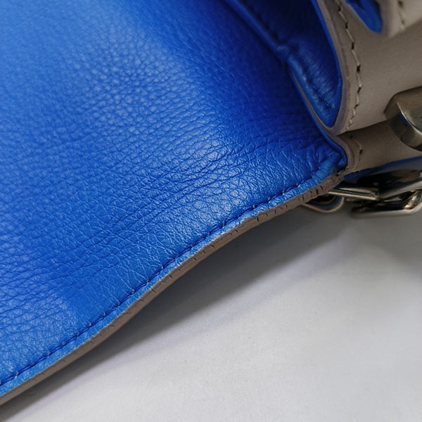New Lock Calfskin Blue