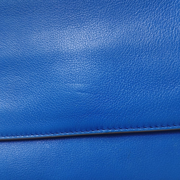 New Lock Calfskin Blue