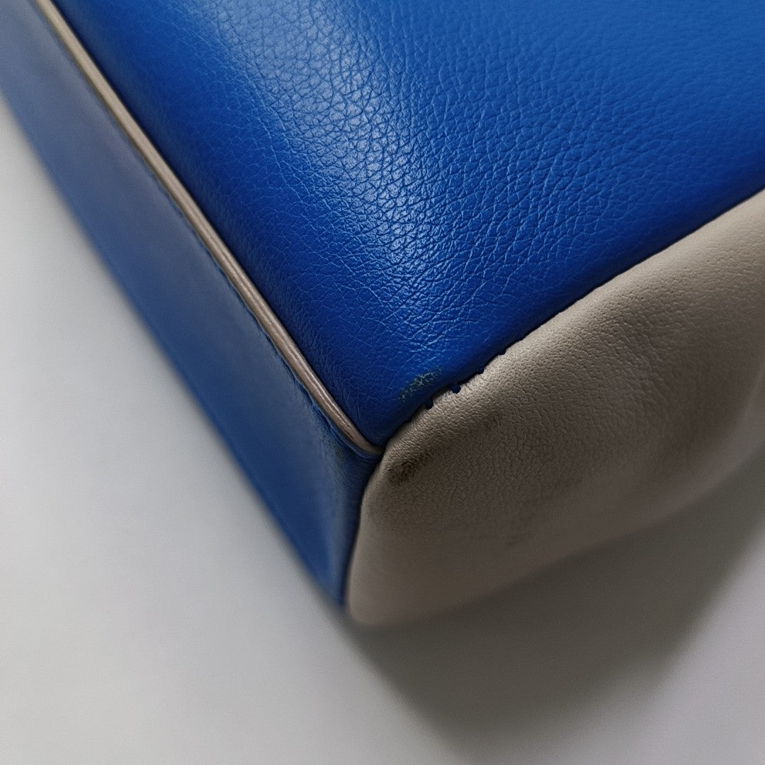 New Lock Calfskin Blue