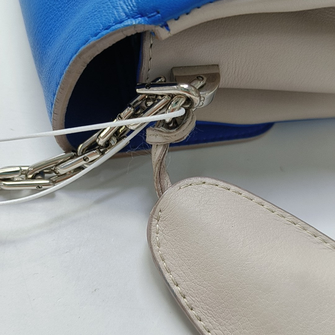 New Lock Calfskin Blue