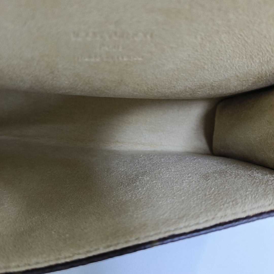 FLORENTINE Monogram Coated Canvas Brown