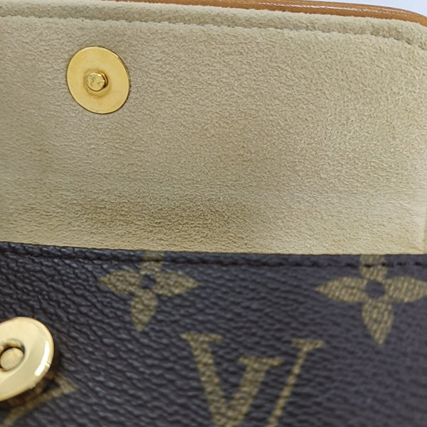 FLORENTINE Monogram Coated Canvas Brown