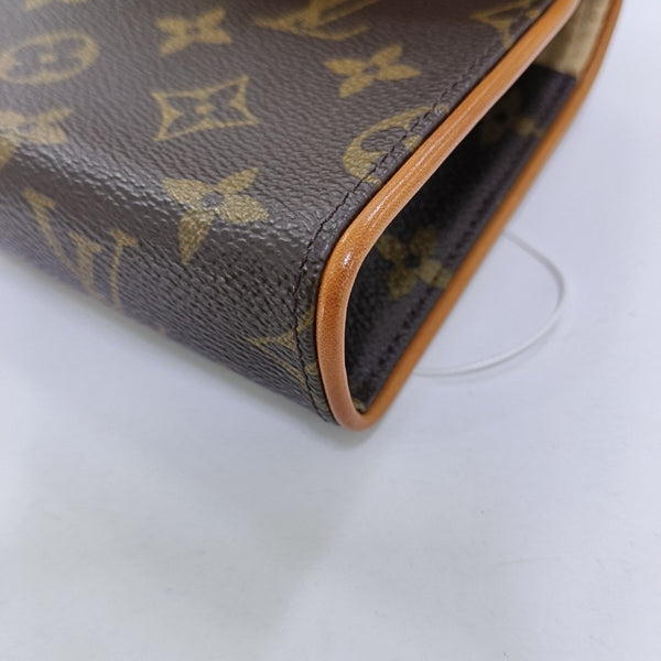 FLORENTINE Monogram Coated Canvas Brown