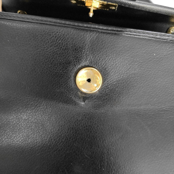 Quilted Leather Black