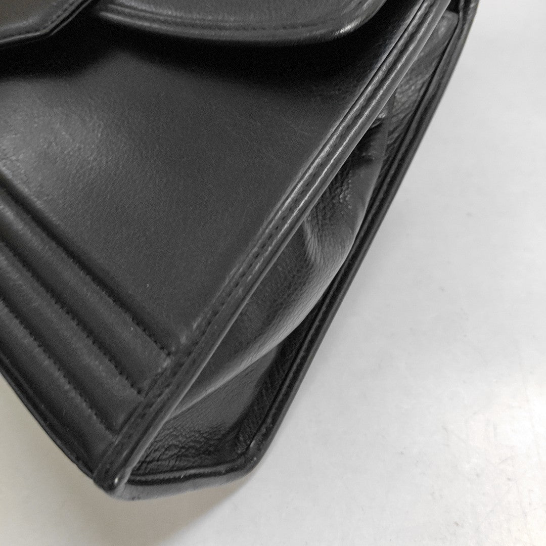 Quilted Leather Black