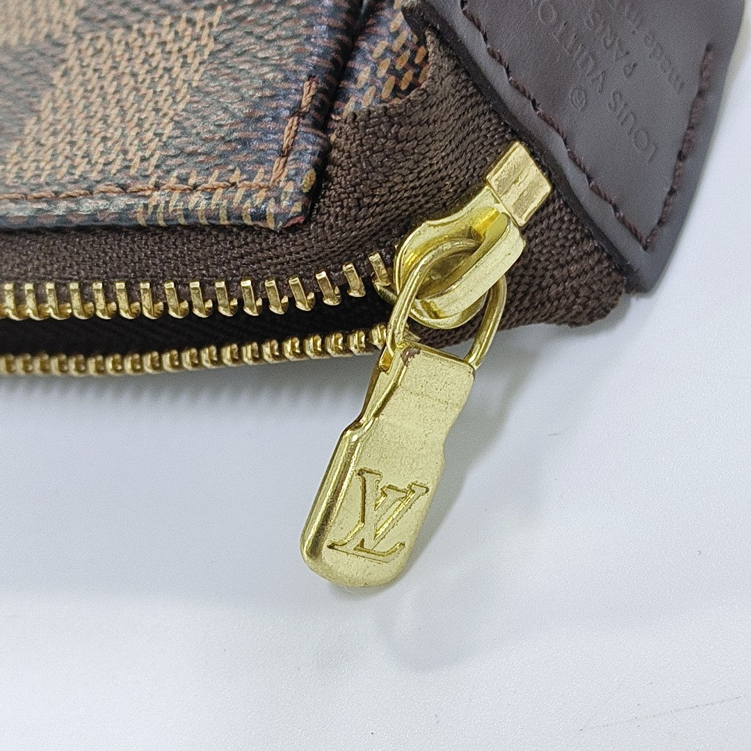 ACCESSOIRES Mini Damier Ebene Coated Canvas Brown