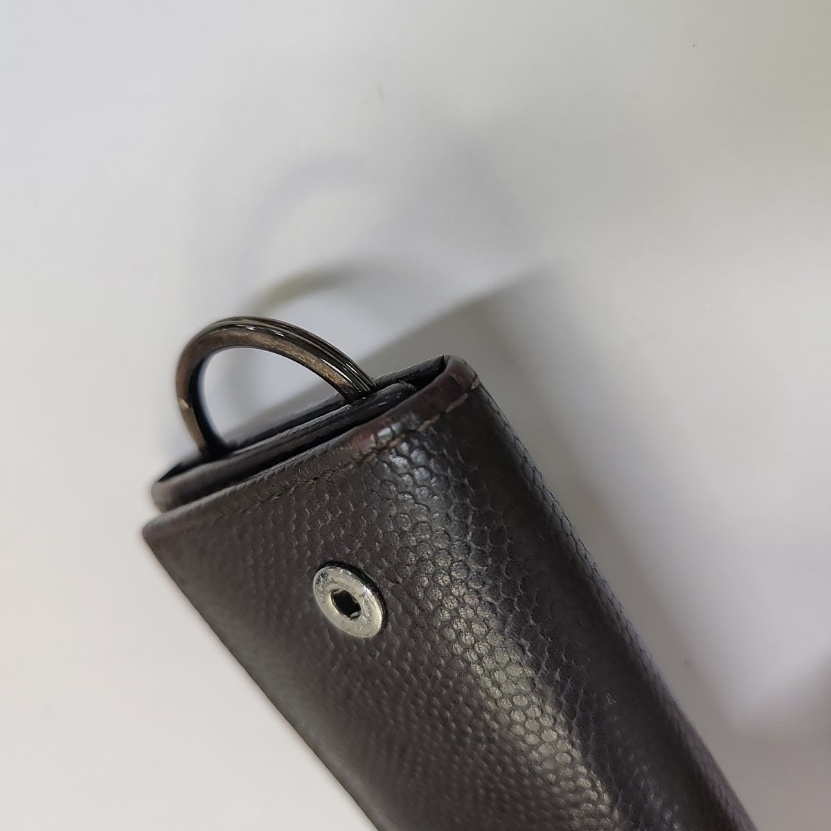 Calfskin Key Pouch Brown