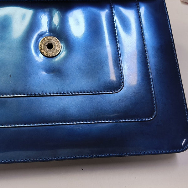 SERPENTI FOREVER Medium Calfskin Blue